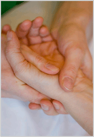 Patient Hand with DR hand